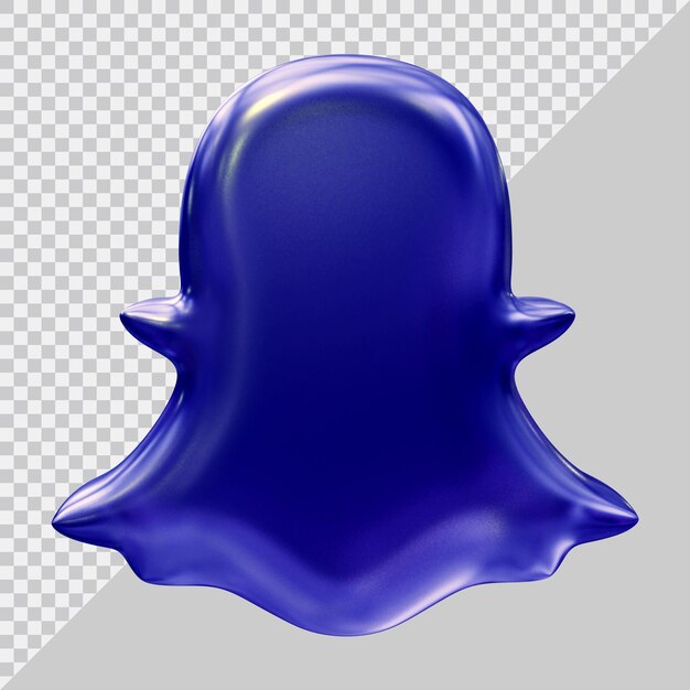 Icona dei social media con stile moderno 3d