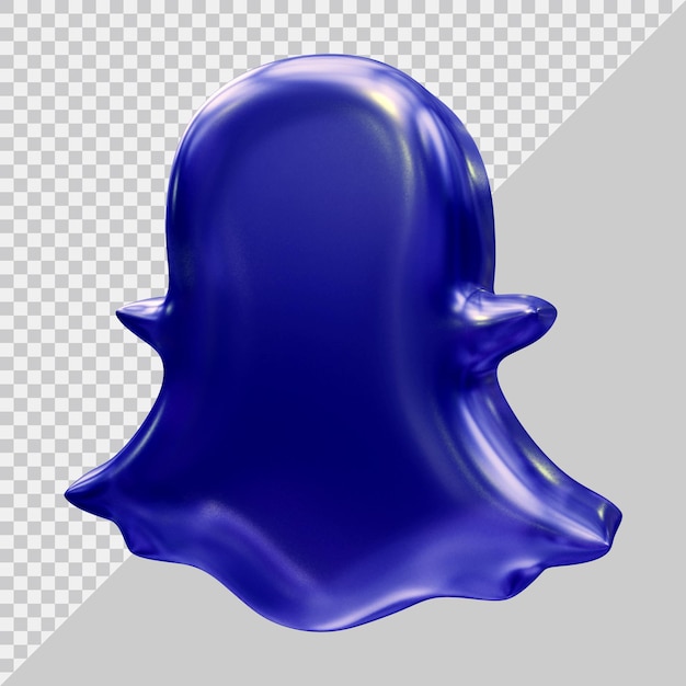 Icona dei social media con stile moderno 3d