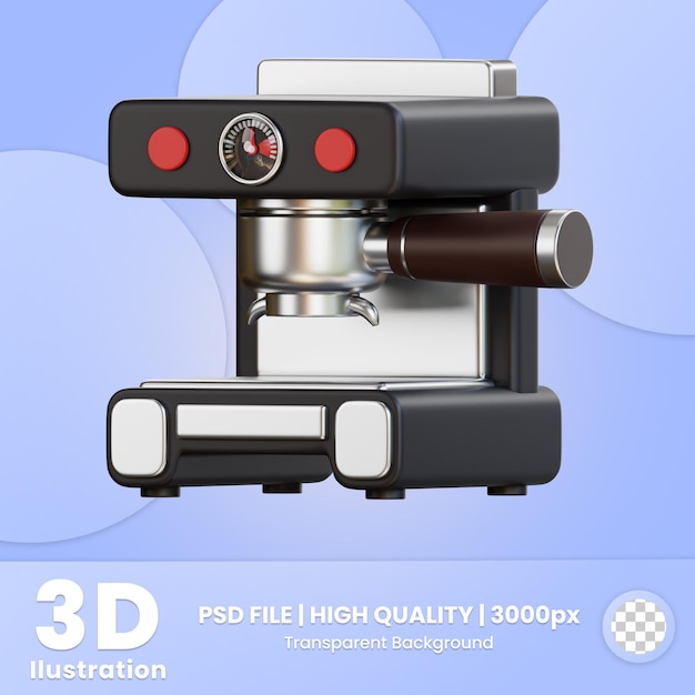 icona del caffè 3d Macchina per caffè espresso