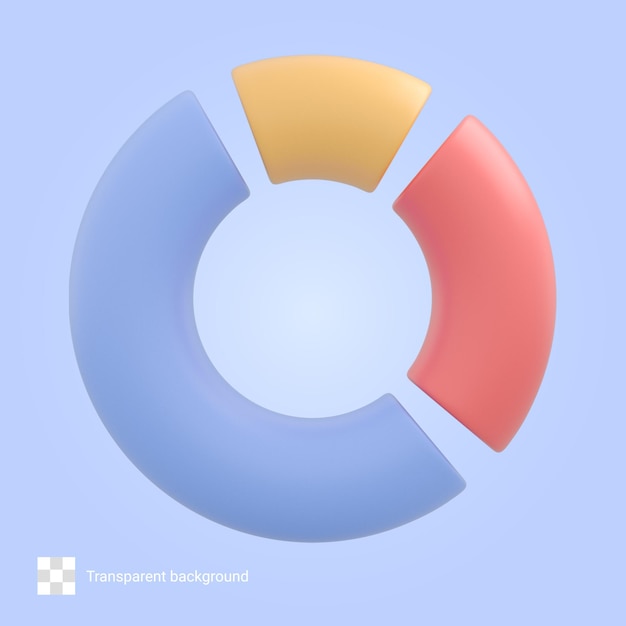 Icona del diagramma grafico 3d