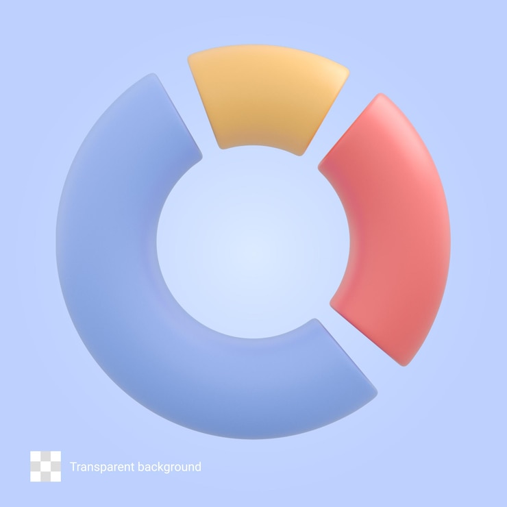 PSD icona del diagramma grafico 3d