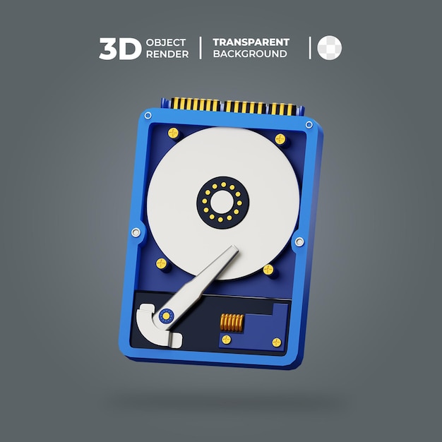 Icona del disco rigido 3D