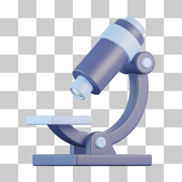 Icona del microscopio 3D