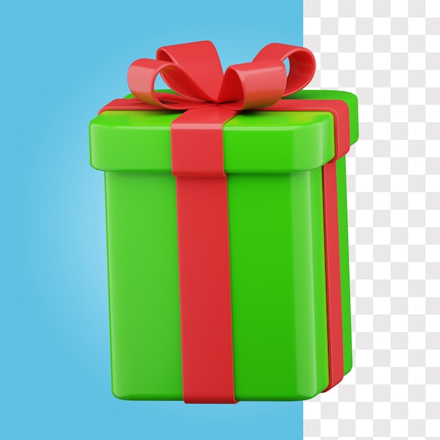 Icona del regalo di Capodanno 3D