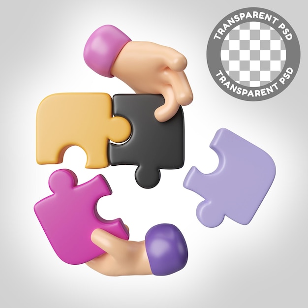 Icona dell'illustrazione 3D del contributo