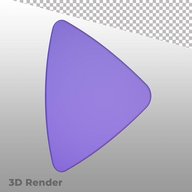 Icona dell'interfaccia utente del simbolo della freccia di rendering 3D