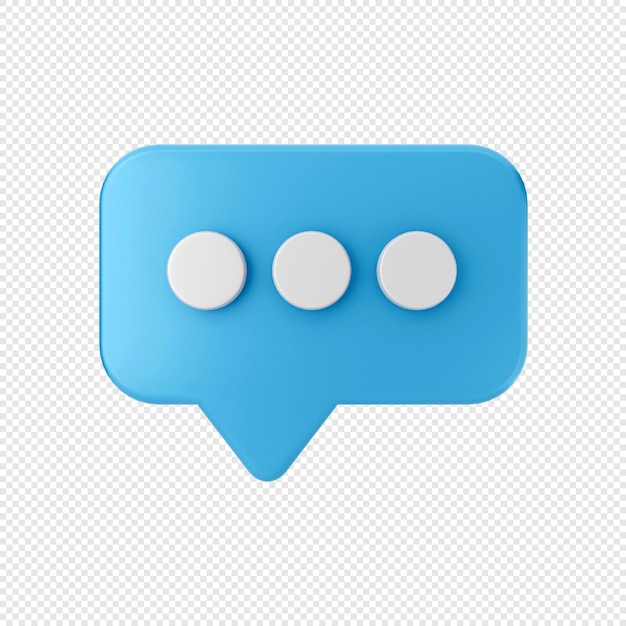 Icona della chat 3D
