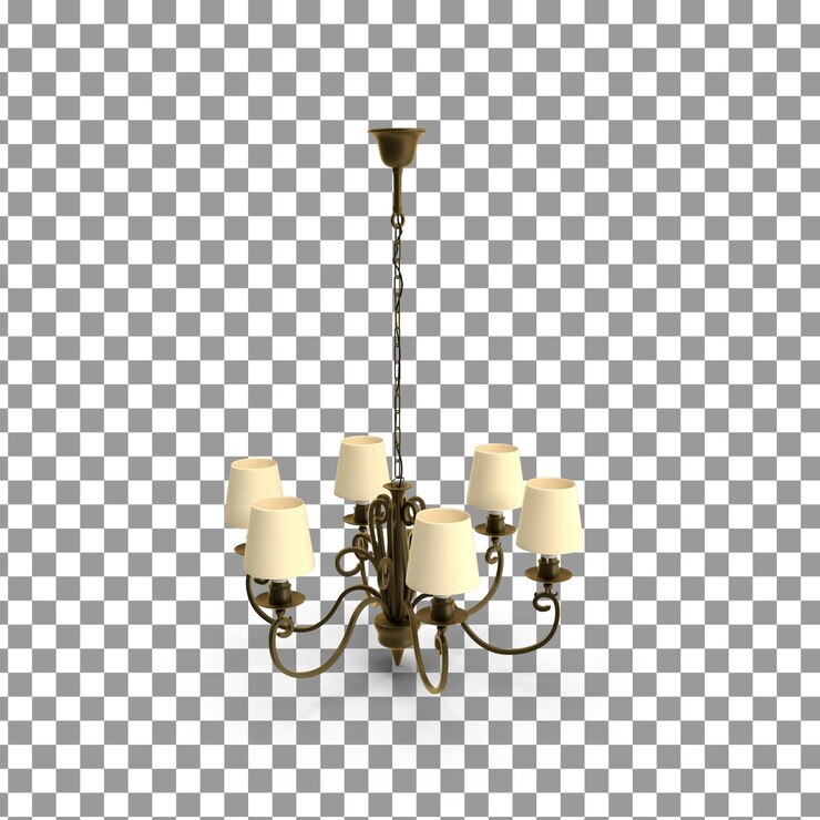 PSD icona della lampada psd 3d su sfondo isolato e trasparente