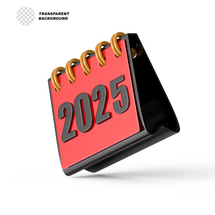 icona della scrivania del calendario rendering 3D isolato