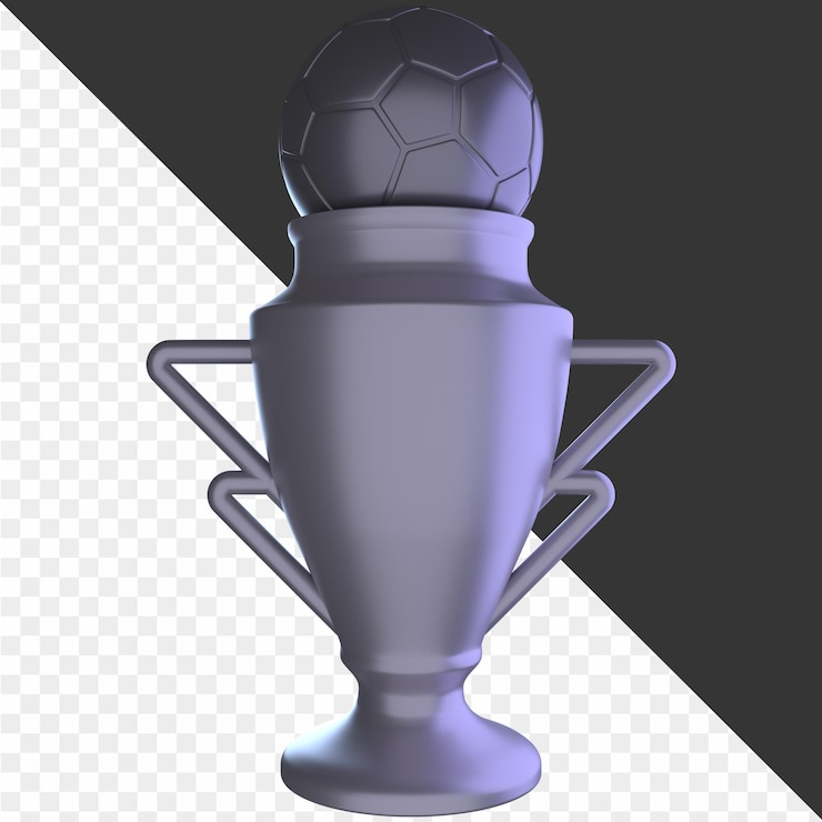 PSD icona di calcio 3d