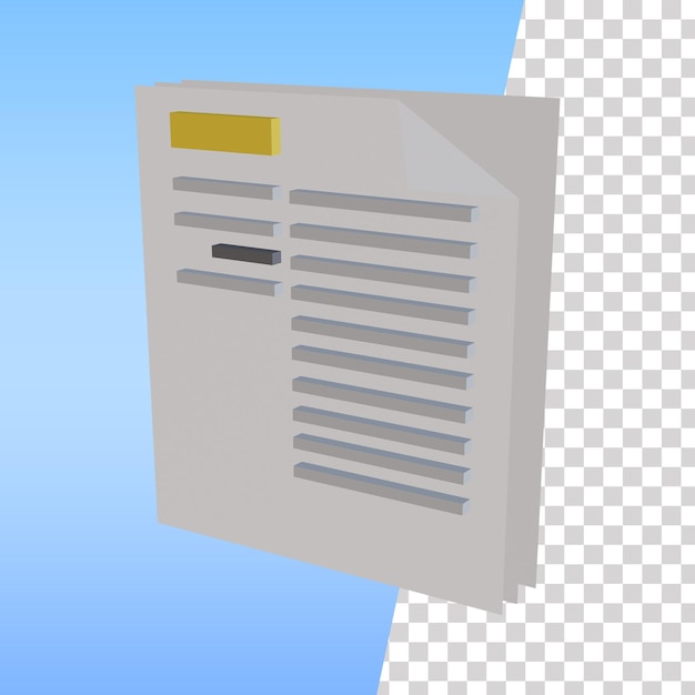 Icona di carta 3D