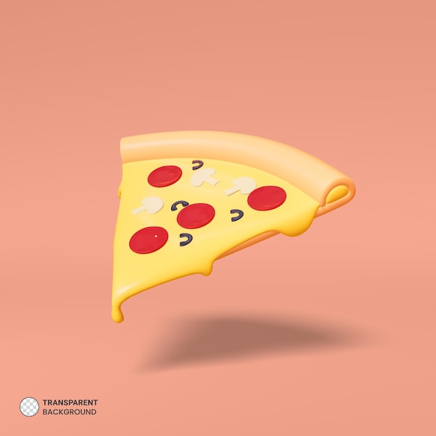 Icona di fast food Illustrazione di rendering 3d isolato