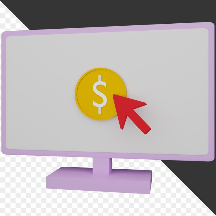 PSD icona di marketing digitale 3d