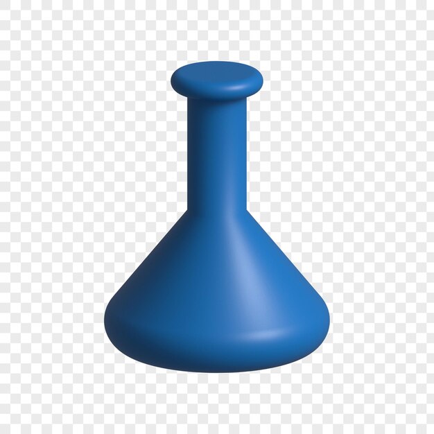 icona di rendering dell'illustrazione dell'oggetto 3d del pallone isolata