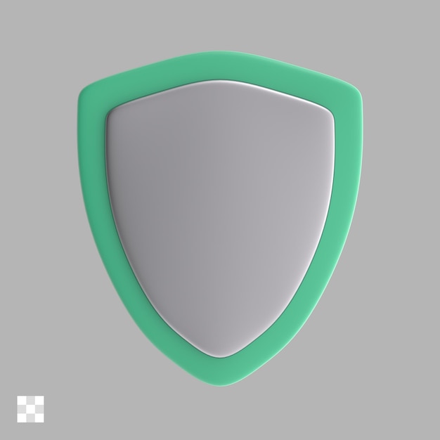 Icona di scudo 3D