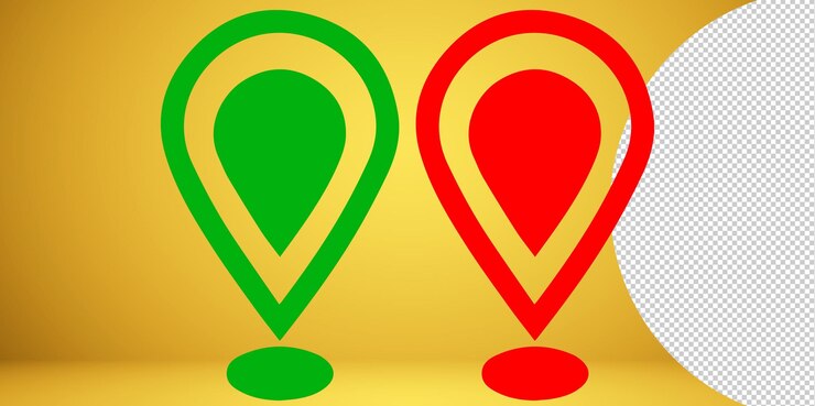 PSD icona di vettore di geolocalizzazione isolata su sfondo trasparente