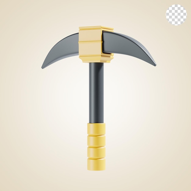 icona e illustrazione axe 3d