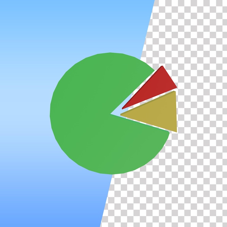 PSD icona rotonda 3d grafica