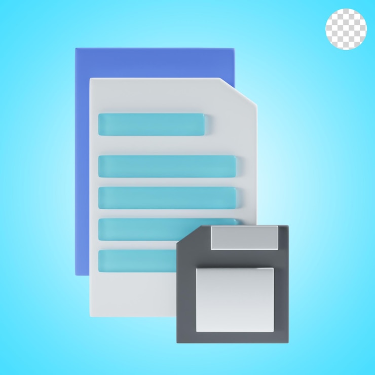 PSD icona salva file