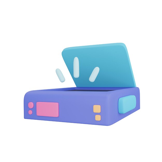 Icona scanner 3D per freelance