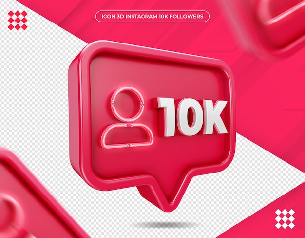 Icône 10k Abonnés Sur Instagram Design