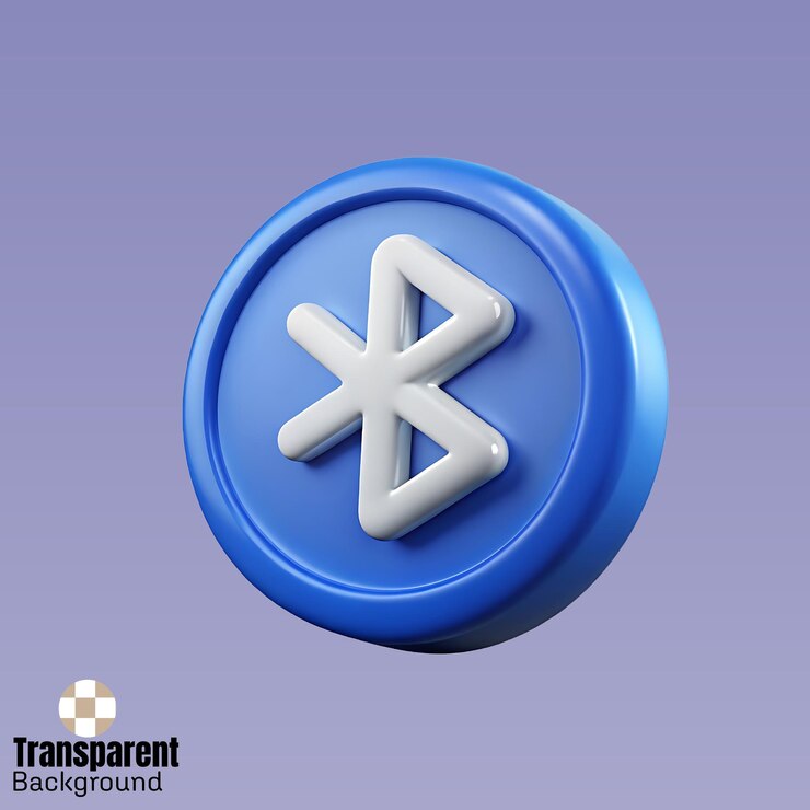 PSD ícone 3d bluetooth psd png transparente
