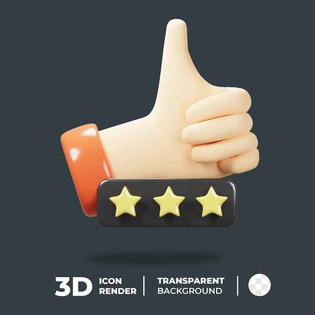 Icône 3D Bonne note