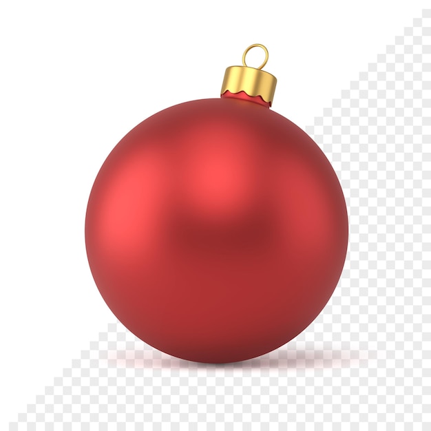Icône 3d de boule de Noël
