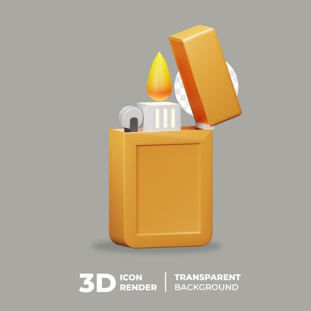 Icône 3D Briquet à gaz de camping