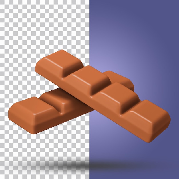 Icône 3d Chocolat