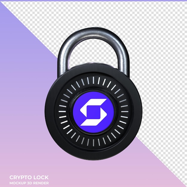 L'icône 3d De Crypto Lockpal Safe Sfp A été Créée.