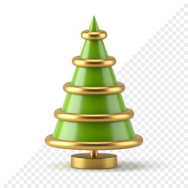 Ícone 3d da árvore de natal