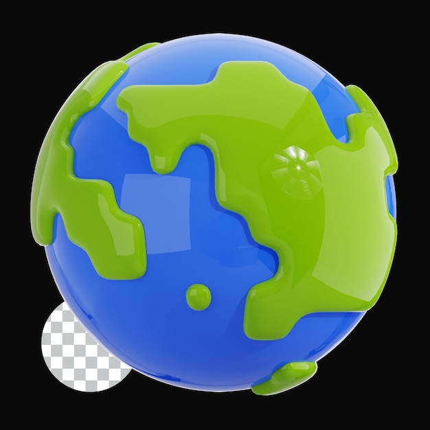 Ícone 3D da Terra