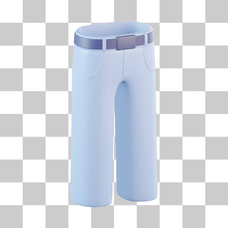 PSD ícone 3d de calças compridas