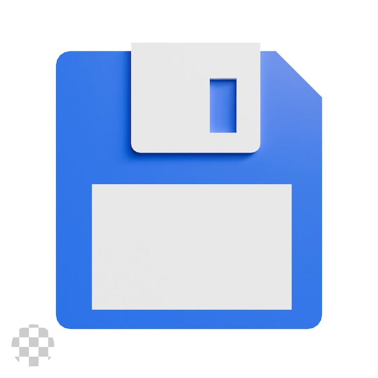 PSD ícone 3d de disquete