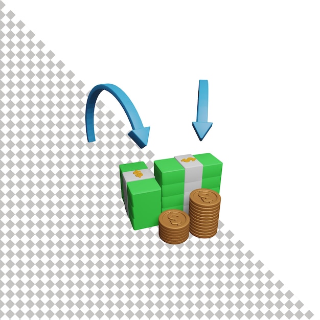 Ícone 3d de renda