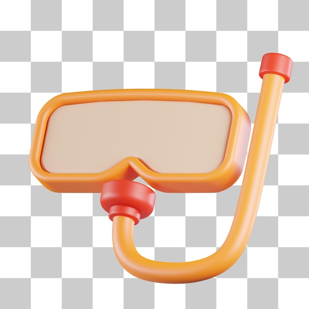Ícone 3D do Esporte de Mergulho