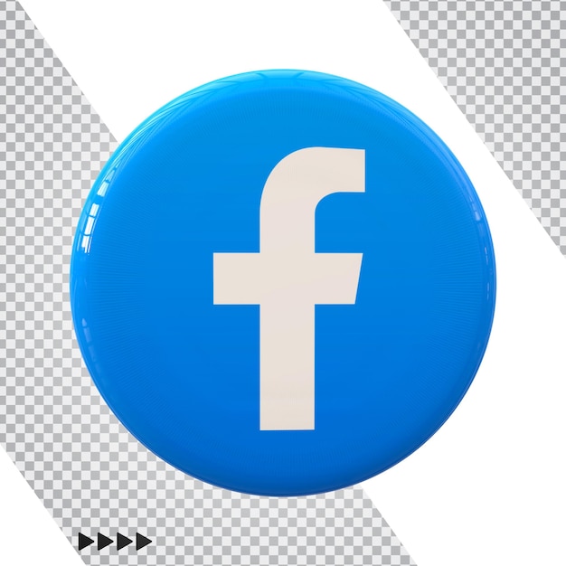 Ícone 3D do Facebook New Stlye