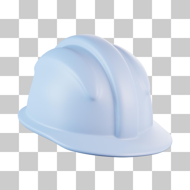 Icône 3D du casque de sécurité