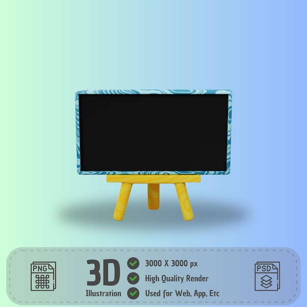 Icône 3d De L'éducation