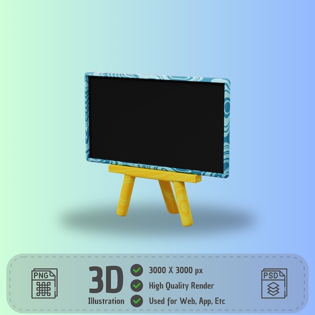 Icône 3d De L'éducation