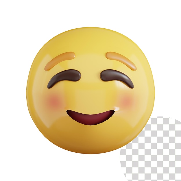 Icône 3d Emoji Confus