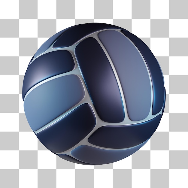 PSD icône 3d d'équipement de volley-ball