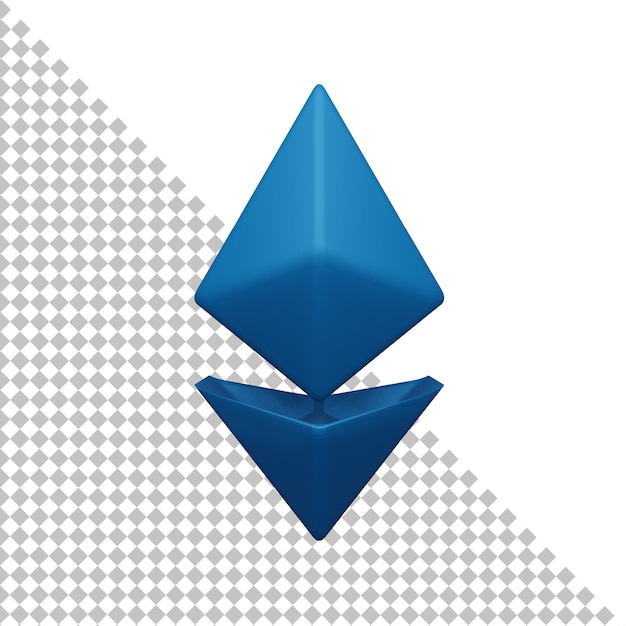 Ícone 3d etherium