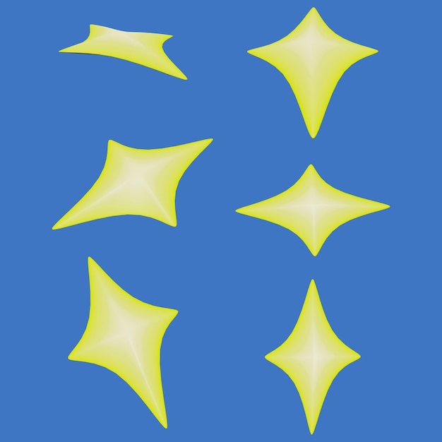 Icône 3D de l'étoile