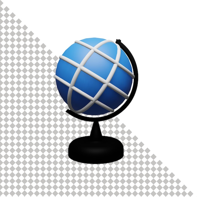 icône 3d globe