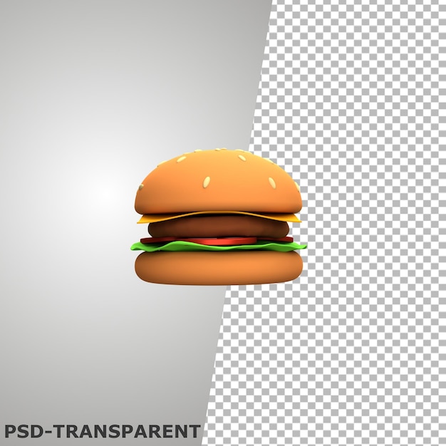 Icône 3d Hamburger