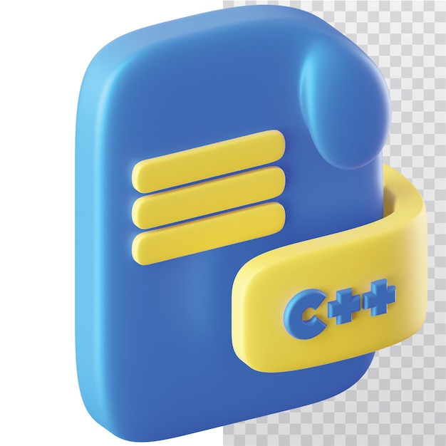 Icône 3D C illustration