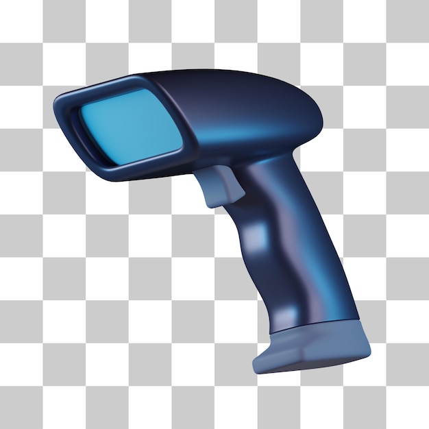 Icône 3D de la machine à scanner