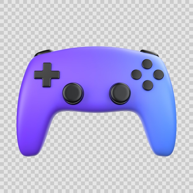 PSD icône 3d de la manette de jeu